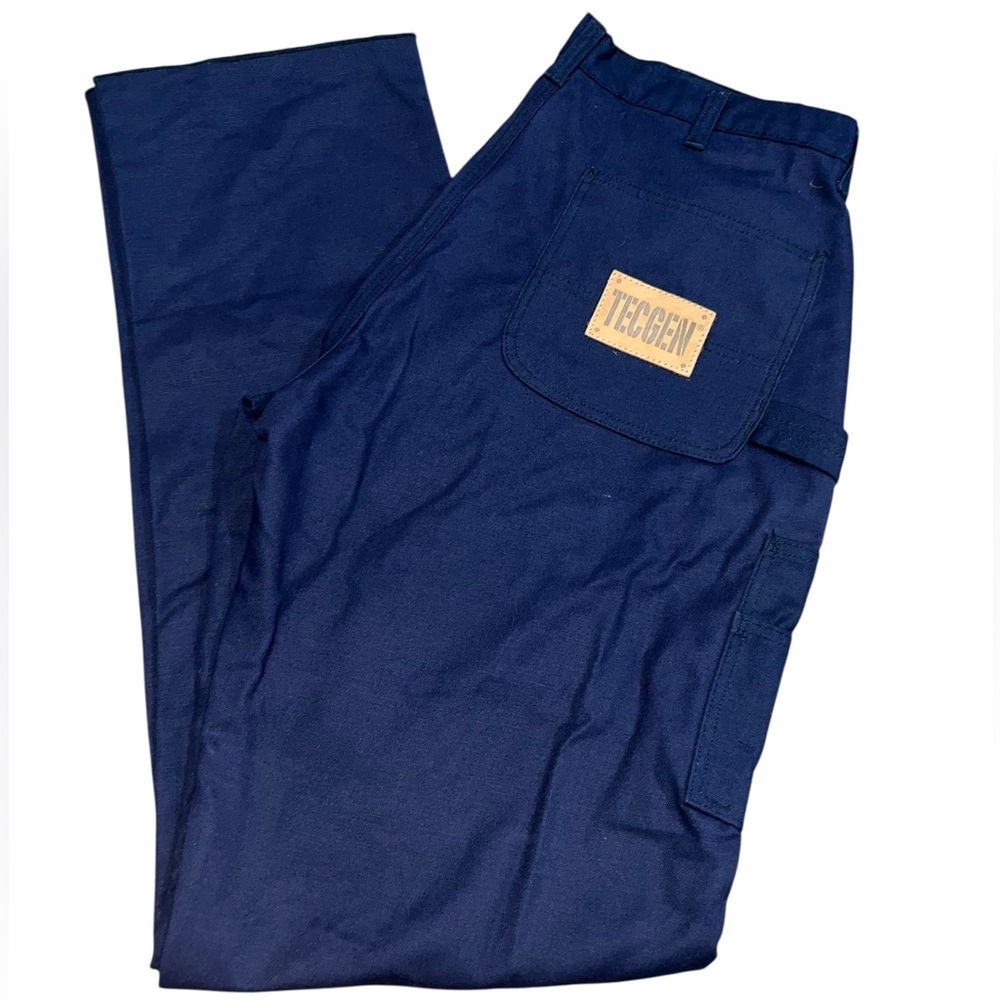 Men’s Tecgen FR Flame Resistant Pants Size 38 Navy Blue 2112 ATPV 13 A3